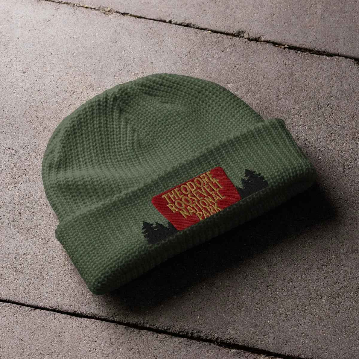Theodore Roosevelt National Park Embroidered Wharf Beanie