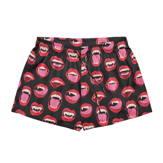 Vampire Kiss Silky Pajama Shorts