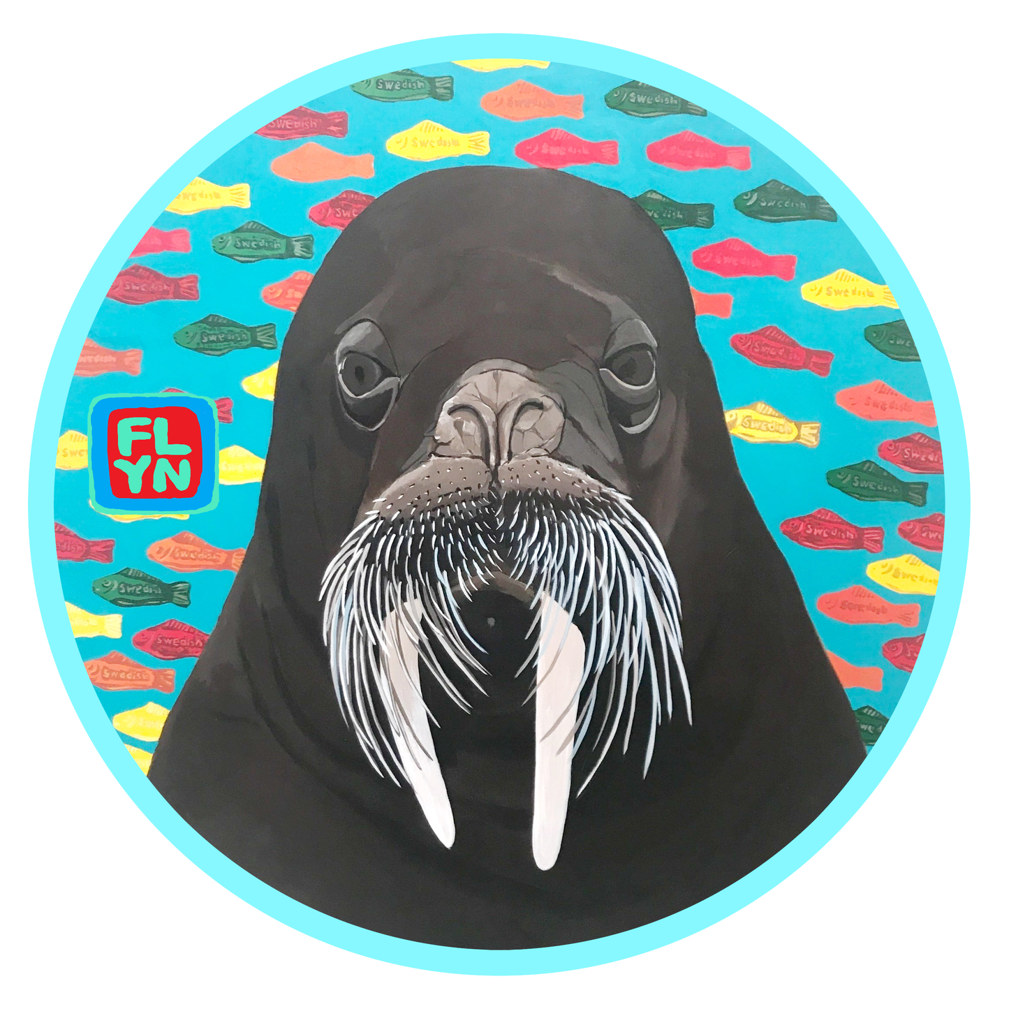 Walrus Dreams Sticker