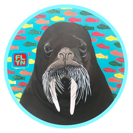 Walrus Dreams Sticker