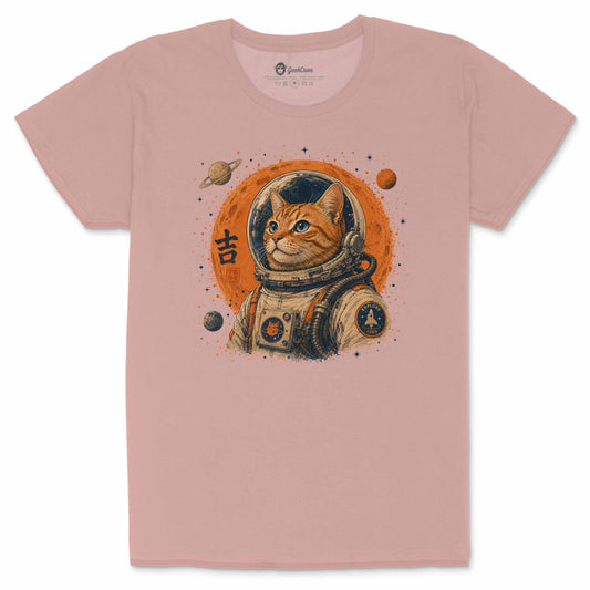 Cosmic Cat Explorer Crew Neck Tee