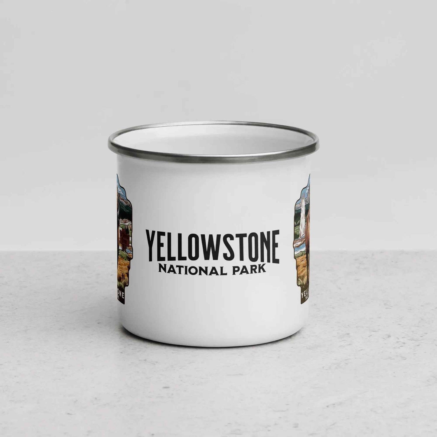 Yellowstone National Park Durable Enamel Camp Mug