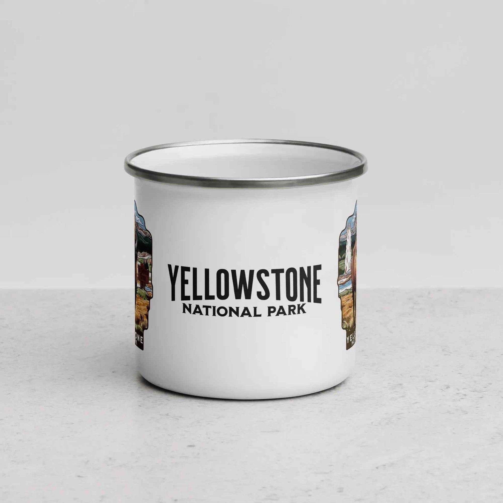 Yellowstone National Park Durable Enamel Camp Mug