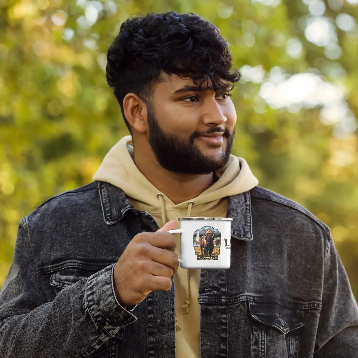 Yellowstone National Park Durable Enamel Camp Mug