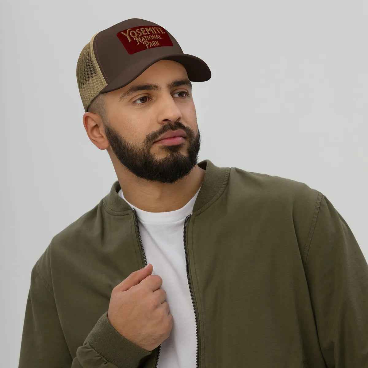 Yosemite Embroidered National Park Trucker Hat