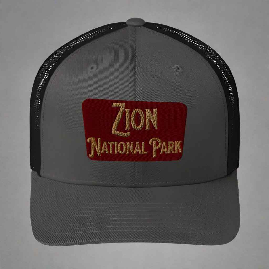Zion National Park Sign Trucker Cap